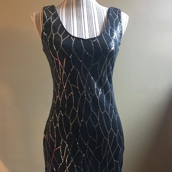 Sequin mini dress - Picture 1 of 6